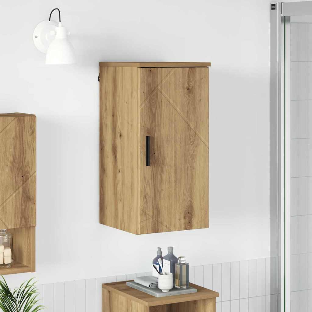 Badkamer Kast Wandgemonteerd Artisan Eiken 30 x 31,5 x 61 cm is nu te koop bij PeponiXL, paradijselijk wonen!