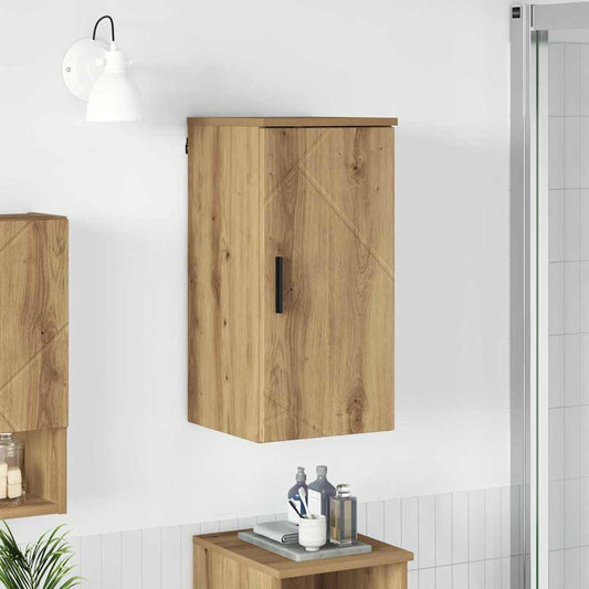 Badkamer Kast Wandgemonteerd Artisan Eiken 30 x 31,5 x 61 cm is nu te koop bij PeponiXL, paradijselijk wonen!