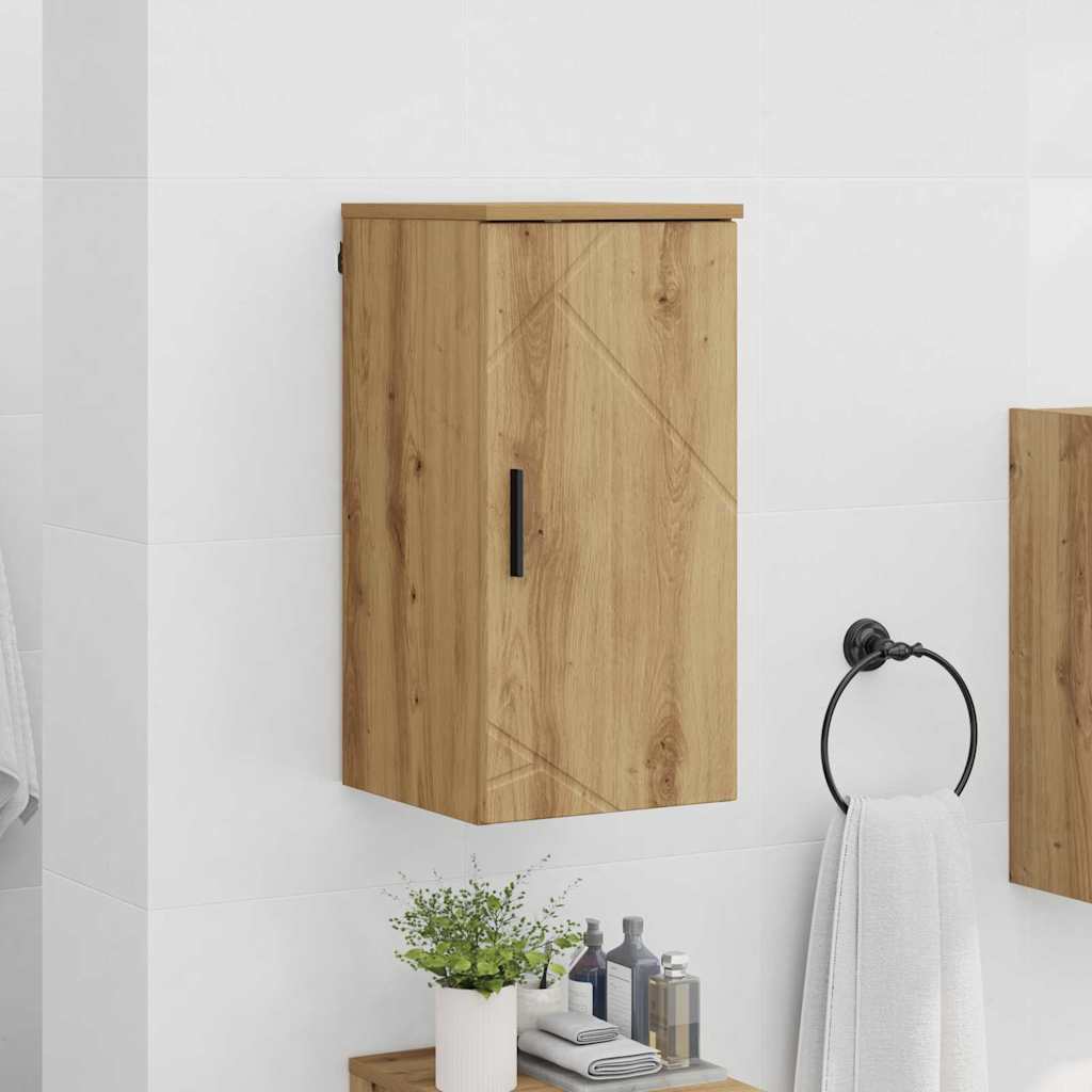 Badkamer Kast Wandgemonteerd Artisan Eiken 30 x 31,5 x 61 cm is nu te koop bij PeponiXL, paradijselijk wonen!