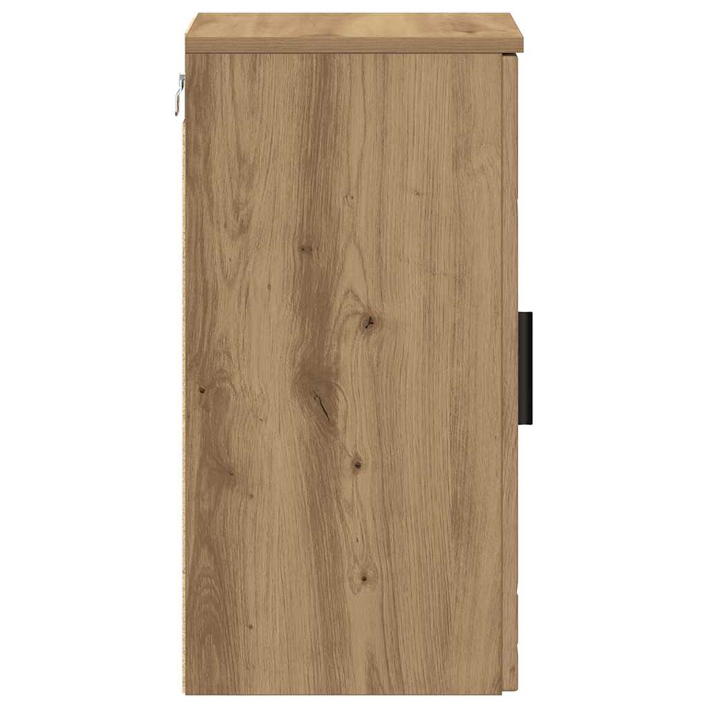 Badkamer Kast Wandgemonteerd Artisan Eiken 30 x 31,5 x 61 cm is nu te koop bij PeponiXL, paradijselijk wonen!