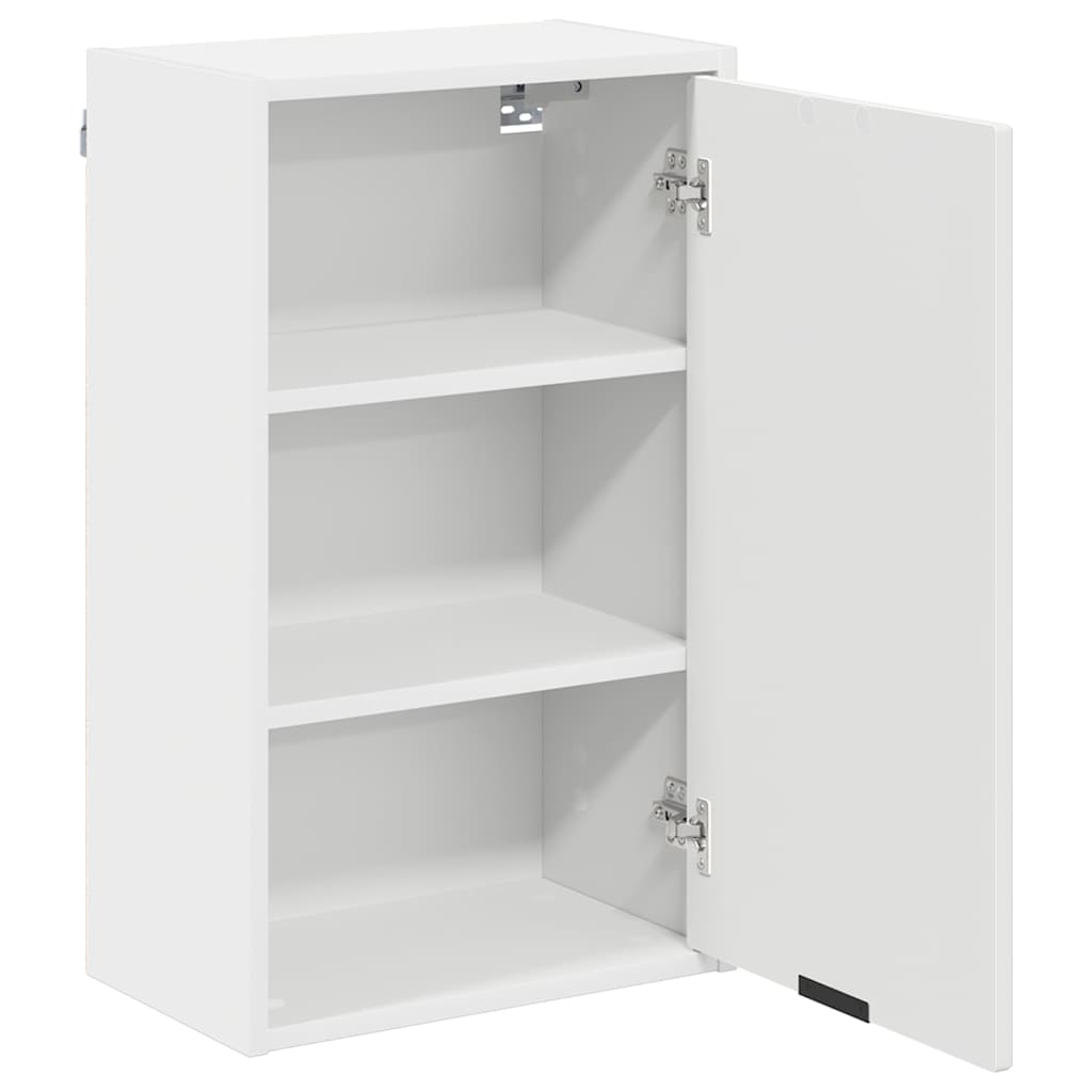 Badkamer Kast Wit 39 x 23,5 x 65 cm Bewerkt hout & Metaal is nu te koop bij PeponiXL, paradijselijk wonen!