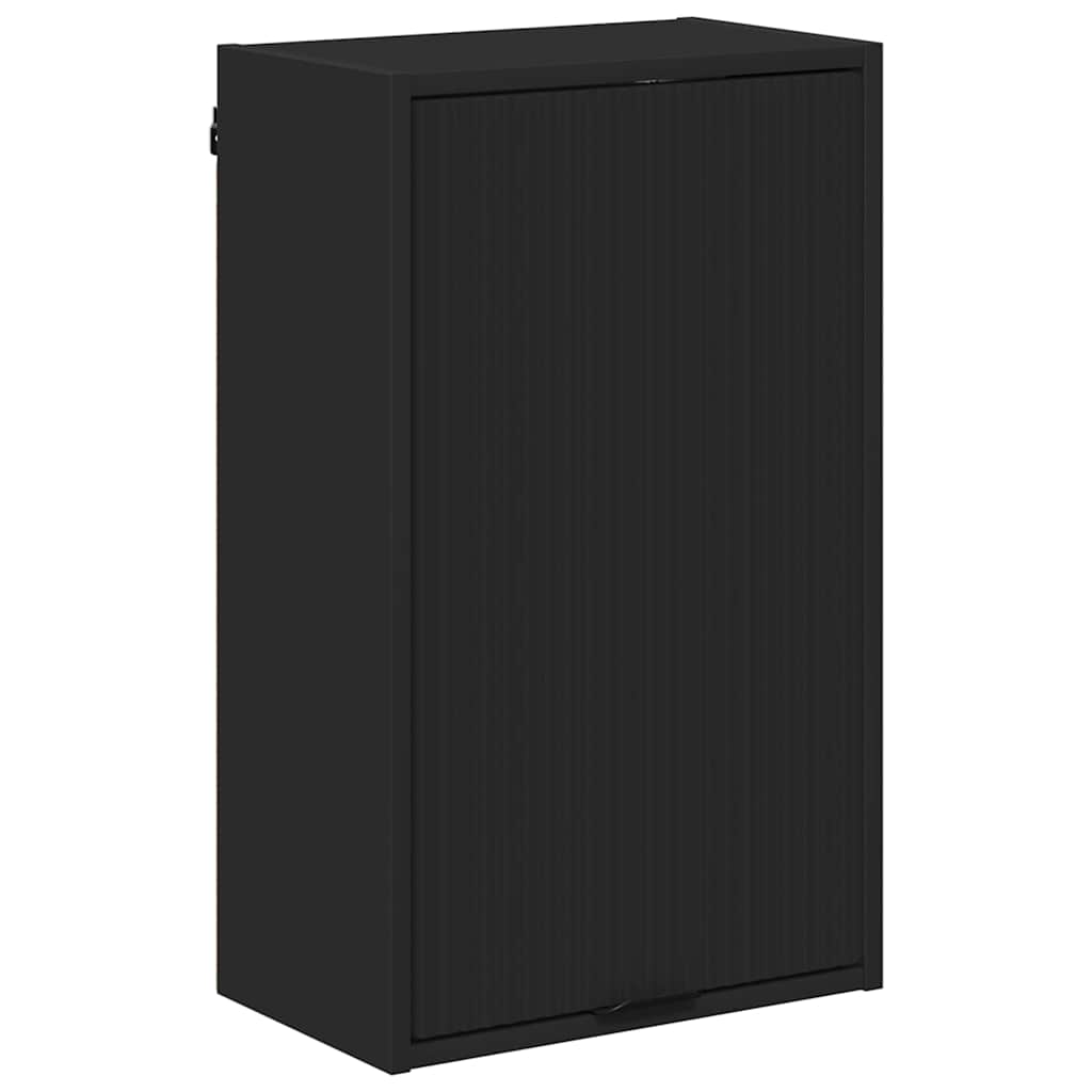 Badkamer Kast Zwart 39 x 23,5 x 65 cm Bewerkt hout & Metaal is nu te koop bij PeponiXL, paradijselijk wonen!