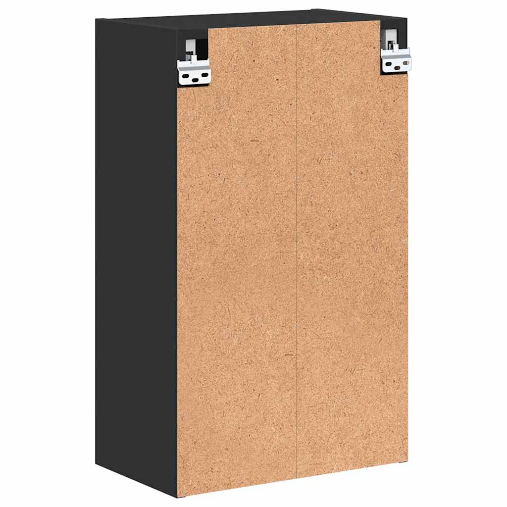 Badkamer Kast Zwart 39 x 23,5 x 65 cm Bewerkt hout & Metaal is nu te koop bij PeponiXL, paradijselijk wonen!