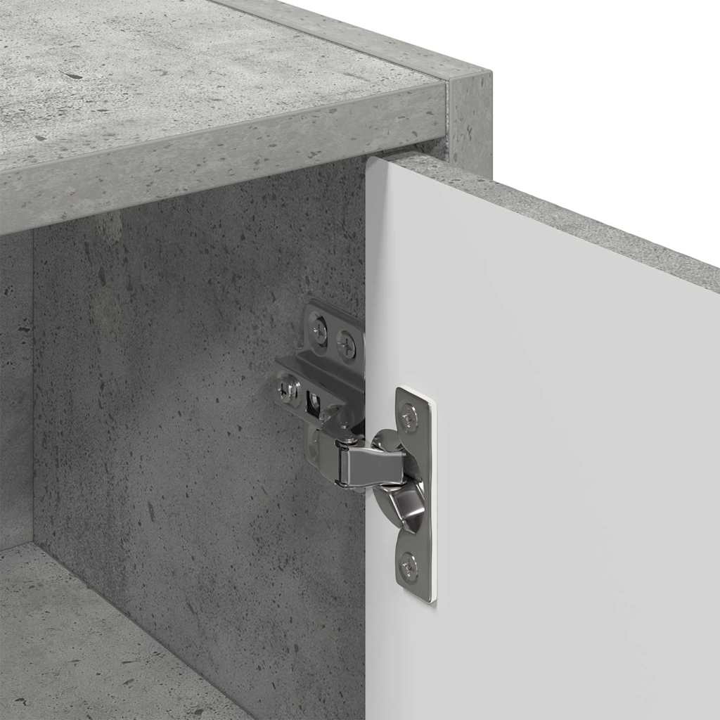 Badkamer Kast Wandgemonteerd Beton Grijs 39 x 23,5 x 65 cm is nu te koop bij PeponiXL, paradijselijk wonen!