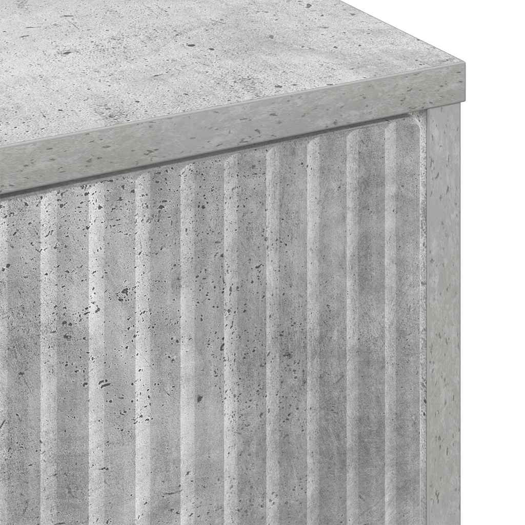 Badkamer Kast Wandgemonteerd Beton Grijs 39 x 23,5 x 65 cm is nu te koop bij PeponiXL, paradijselijk wonen!