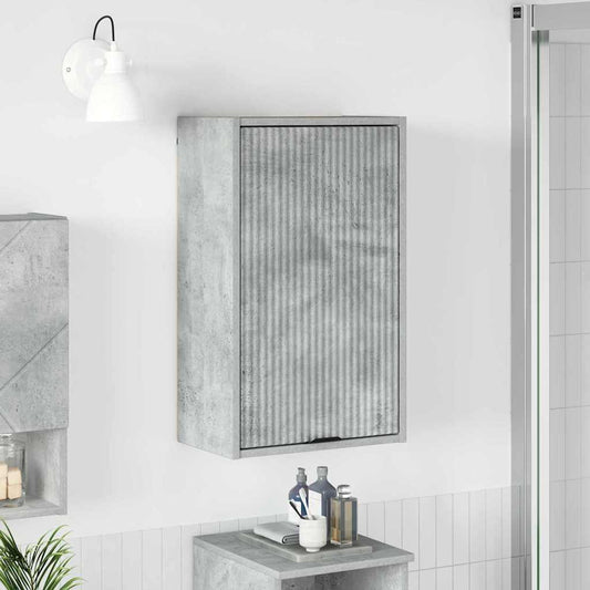 Badkamer Kast Wandgemonteerd Beton Grijs 39 x 23,5 x 65 cm is nu te koop bij PeponiXL, paradijselijk wonen!