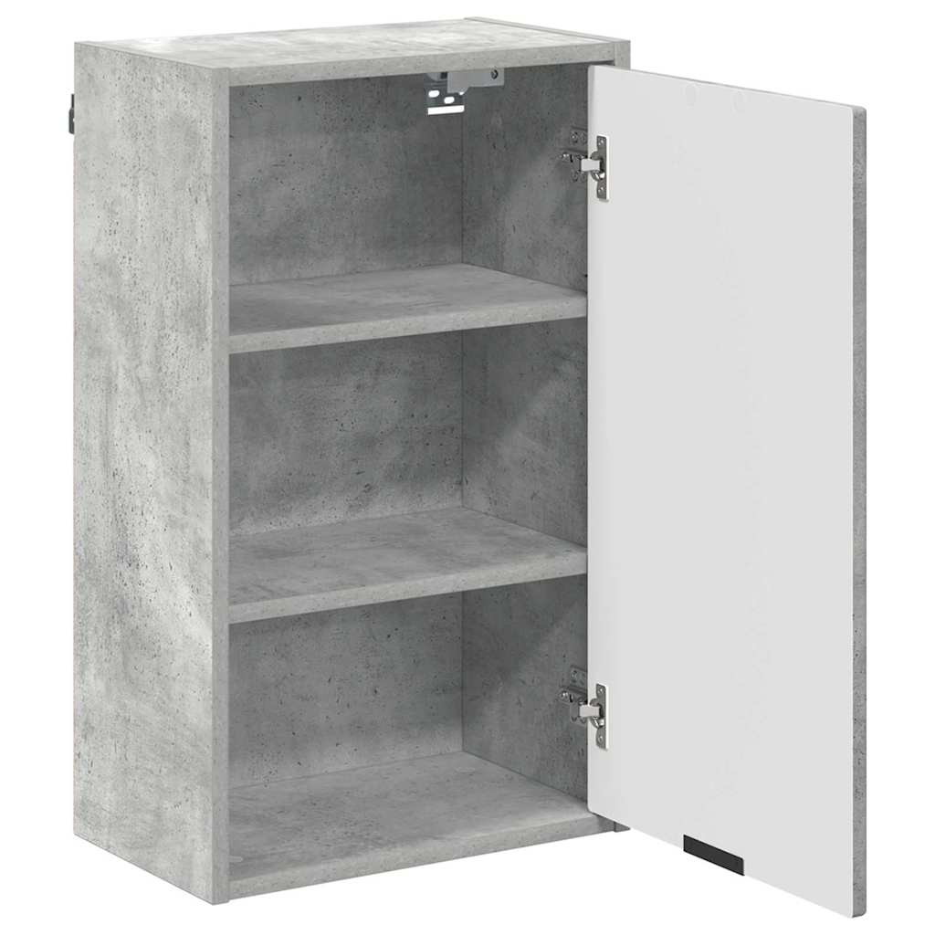 Badkamer Kast Wandgemonteerd Beton Grijs 39 x 23,5 x 65 cm is nu te koop bij PeponiXL, paradijselijk wonen!
