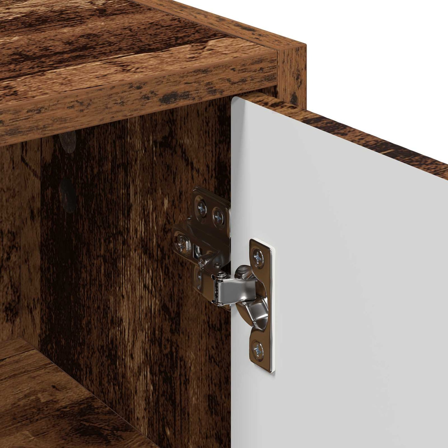 Badkamer Kast Oud Hout 39 x 23,5 x 65 cm Bewerkt hout & Metaal is nu te koop bij PeponiXL, paradijselijk wonen!