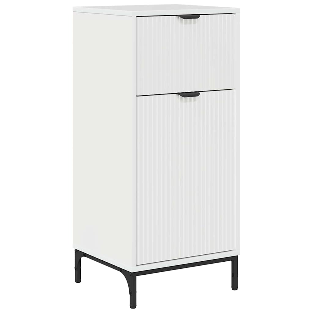 Badkamer Kast met lade Hoogglans wit 39,5 x 36 x 88 cm is nu te koop bij PeponiXL, paradijselijk wonen!