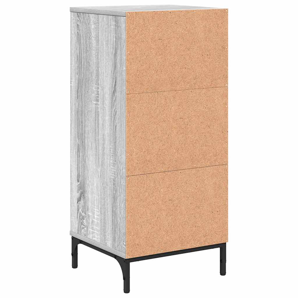 Badkamer Kast met lade Grijs Sonoma 39,5 x 36 x 88 cm is nu te koop bij PeponiXL, paradijselijk wonen!