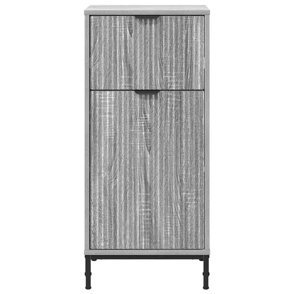 Badkamer Kast met lade Grijs Sonoma 39,5 x 36 x 88 cm is nu te koop bij PeponiXL, paradijselijk wonen!