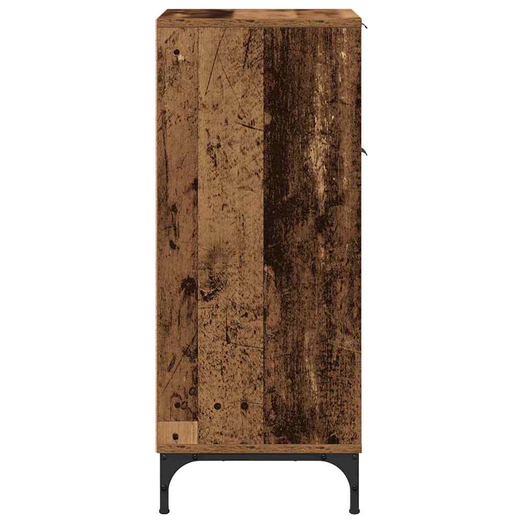 Badkamer Kast Oud Hout 39,5 x 36 x 88 cm Bewerkt hout & Metaal is nu te koop bij PeponiXL, paradijselijk wonen!