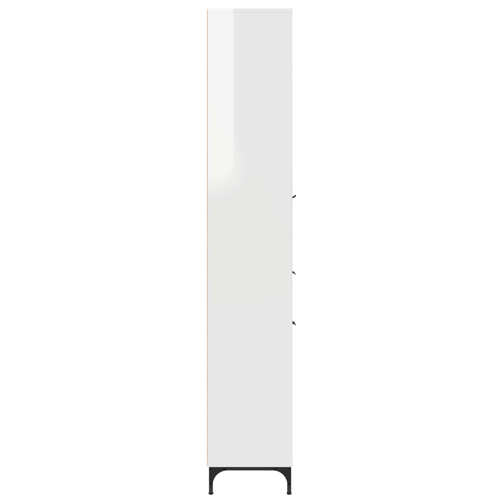 Badkamer Kast met lade Hoogglans wit 31,5 x 33 x 190 cm is nu te koop bij PeponiXL, paradijselijk wonen!