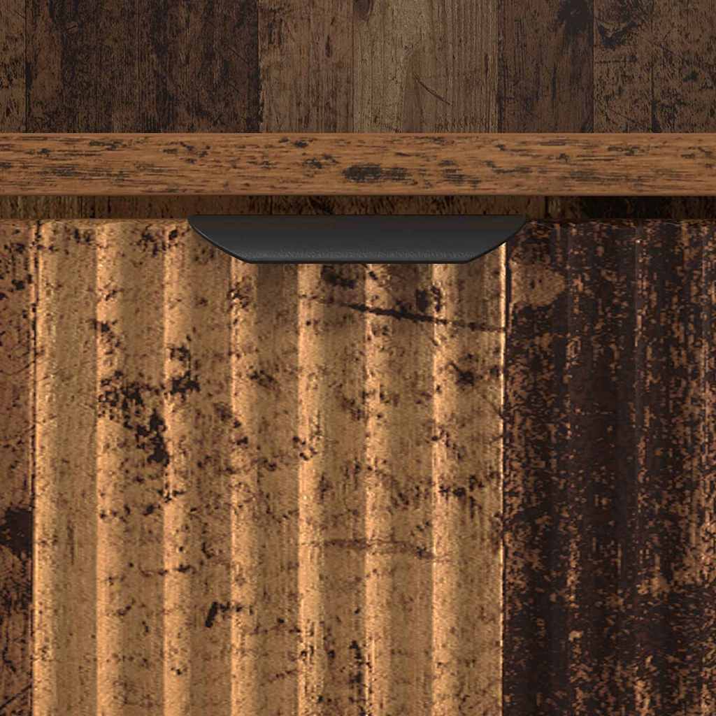 Badkamer Kast Oud Hout 31,5 x 33 x 190 cm Bewerkt hout & Metaal is nu te koop bij PeponiXL, paradijselijk wonen!