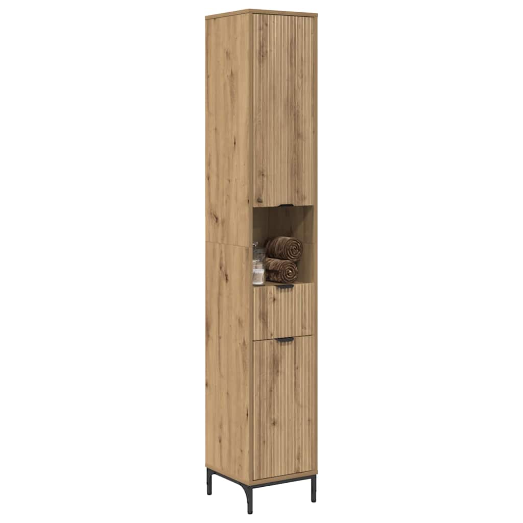 Badkamer Kast Artisan Eiken 31,5 x 33 x 190 cm is nu te koop bij PeponiXL, paradijselijk wonen!