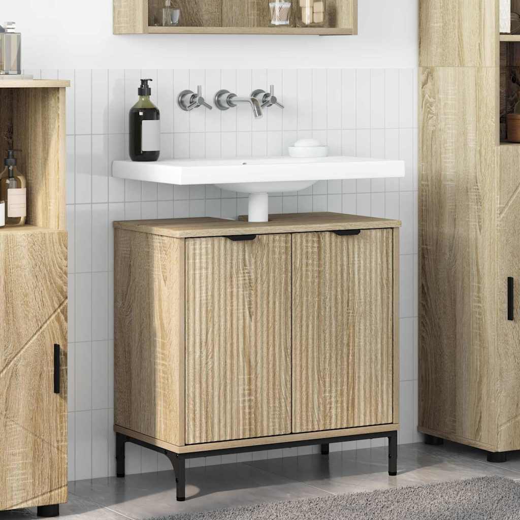 Badkamertenk te kast Sonoma Eiken 60,5 x 33,5 x 61 cm is nu te koop bij PeponiXL, paradijselijk wonen!