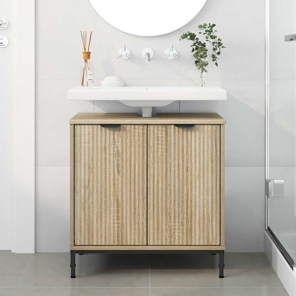 Badkamertenk te kast Sonoma Eiken 60,5 x 33,5 x 61 cm is nu te koop bij PeponiXL, paradijselijk wonen!