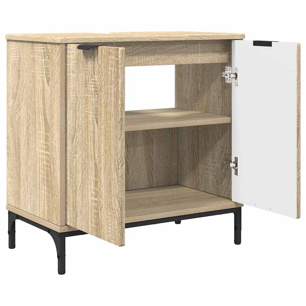 Badkamertenk te kast Sonoma Eiken 60,5 x 33,5 x 61 cm is nu te koop bij PeponiXL, paradijselijk wonen!