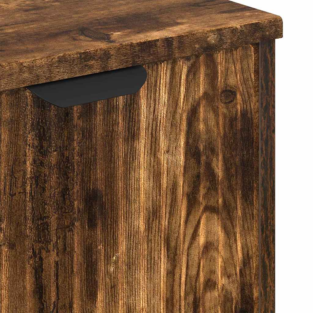 Badkamertenk te kast Gerookt eiken 60,5 x 33,5 x 61 cm is nu te koop bij PeponiXL, paradijselijk wonen!