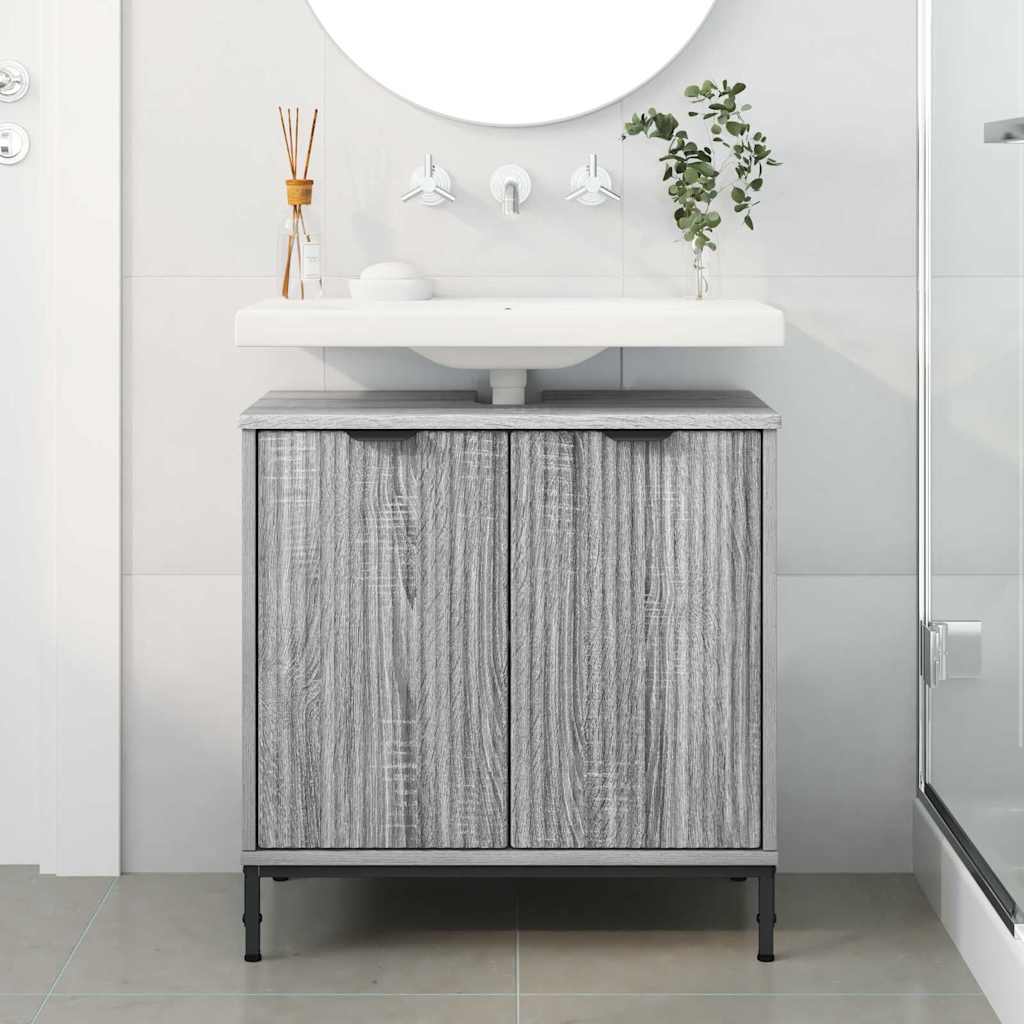 Badkamertenk te kast Grijs Sonoma 60,5 x 33,5 x 61 cm is nu te koop bij PeponiXL, paradijselijk wonen!