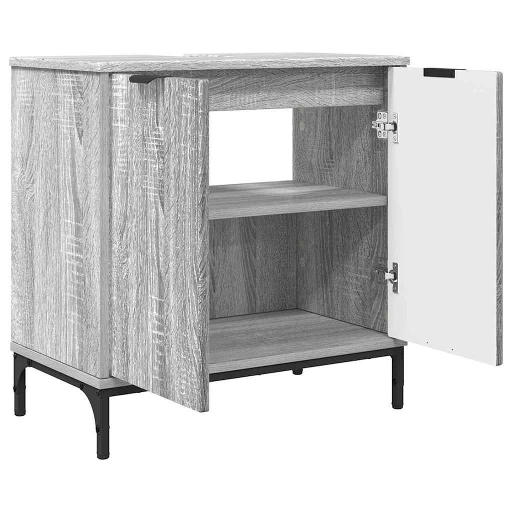 Badkamertenk te kast Grijs Sonoma 60,5 x 33,5 x 61 cm is nu te koop bij PeponiXL, paradijselijk wonen!