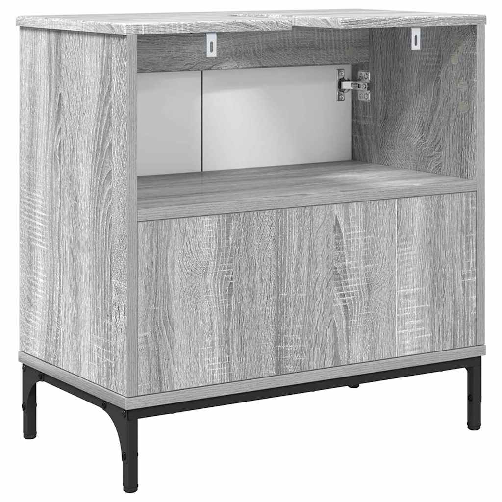Badkamertenk te kast Grijs Sonoma 60,5 x 33,5 x 61 cm is nu te koop bij PeponiXL, paradijselijk wonen!