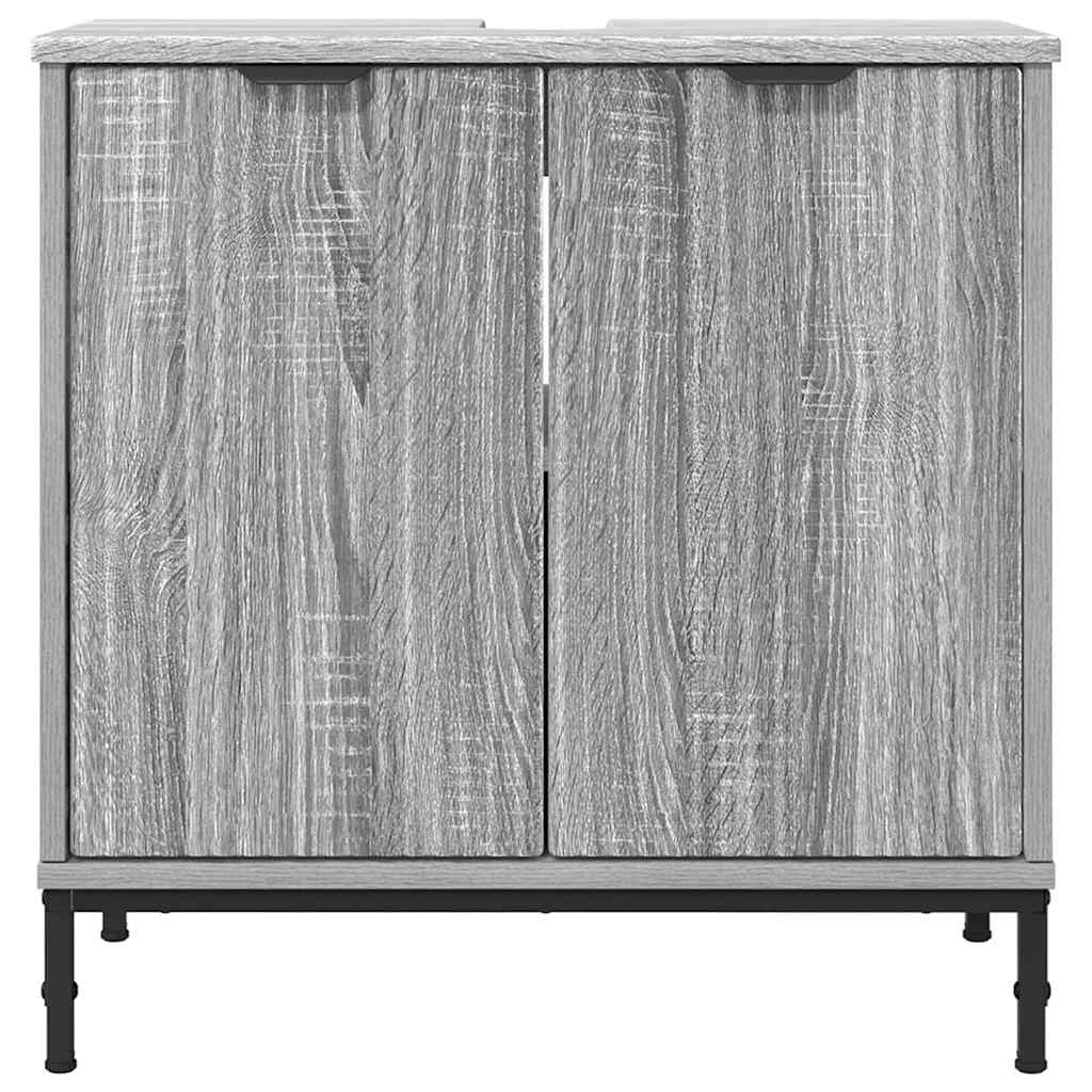 Badkamertenk te kast Grijs Sonoma 60,5 x 33,5 x 61 cm is nu te koop bij PeponiXL, paradijselijk wonen!