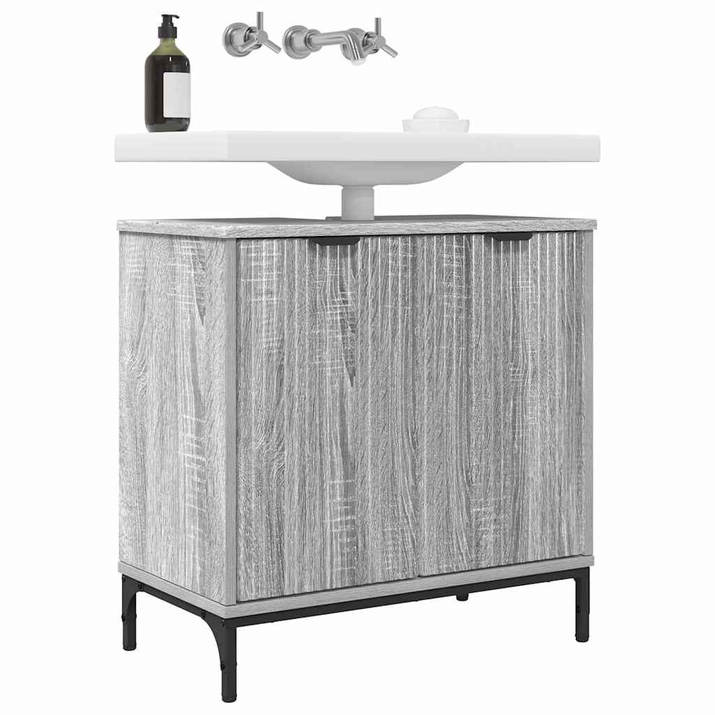 Badkamertenk te kast Grijs Sonoma 60,5 x 33,5 x 61 cm is nu te koop bij PeponiXL, paradijselijk wonen!