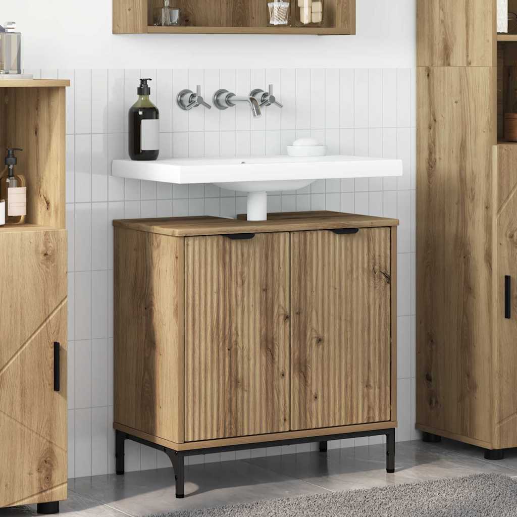 Badkamertenk te kast Artisan Eiken 60,5 x 33,5 x 61 cm is nu te koop bij PeponiXL, paradijselijk wonen!