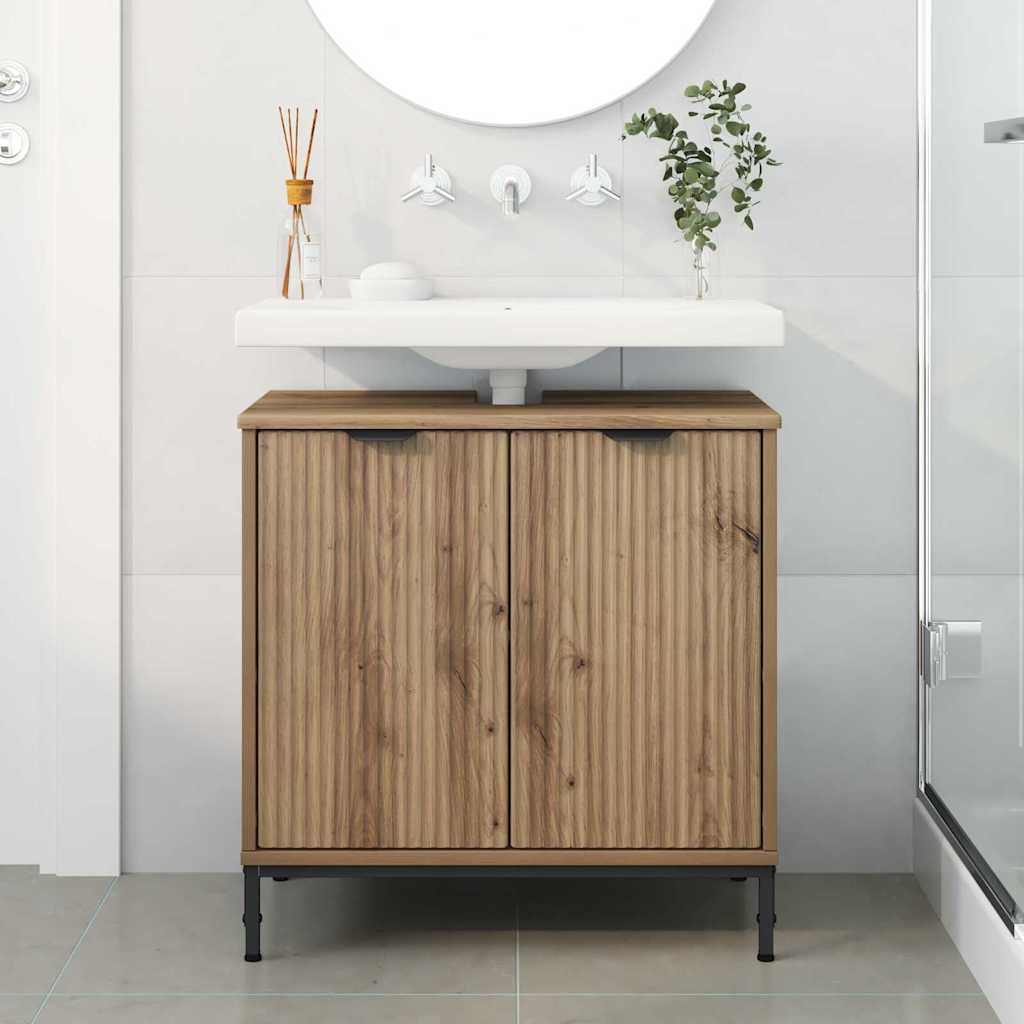 Badkamertenk te kast Artisan Eiken 60,5 x 33,5 x 61 cm is nu te koop bij PeponiXL, paradijselijk wonen!