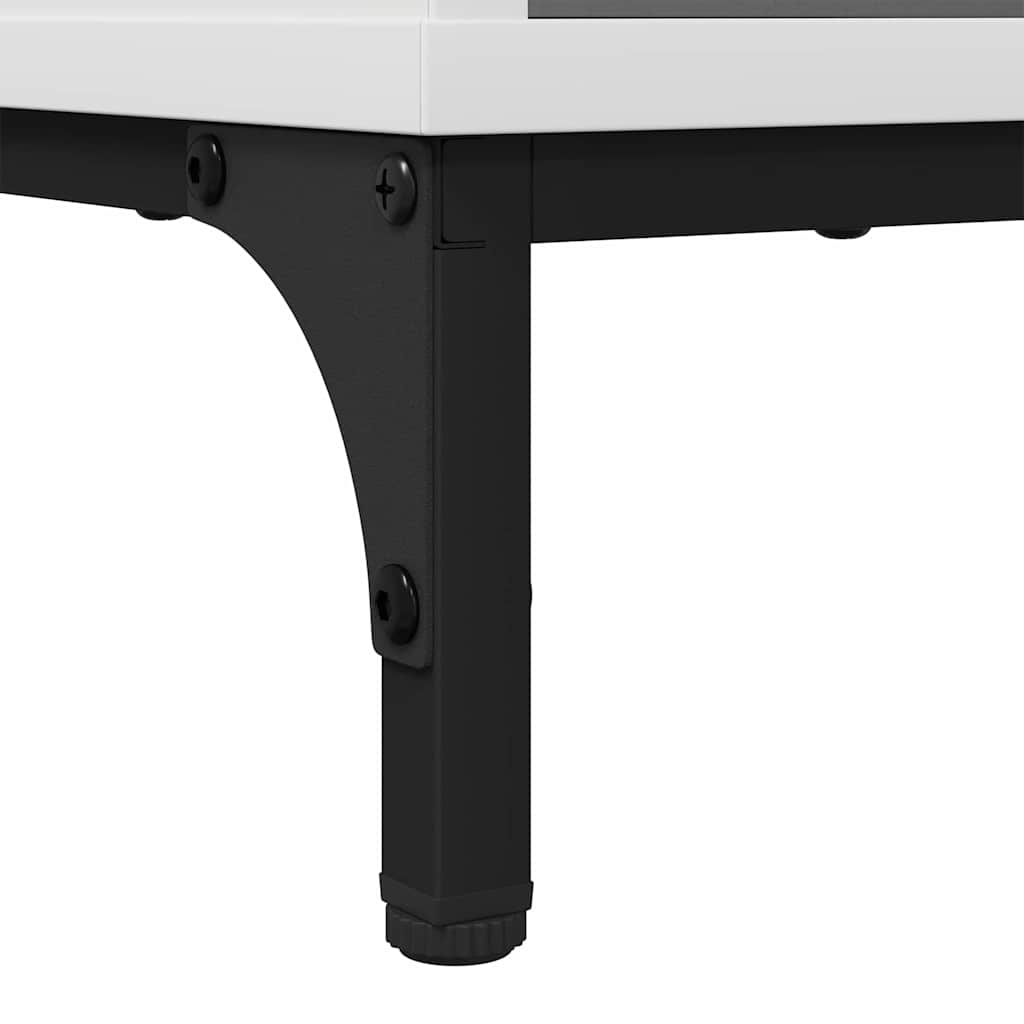 Dressoir Wit 69,5 x 33 x 82 cm Bewerkt hout is nu te koop bij PeponiXL, paradijselijk wonen!