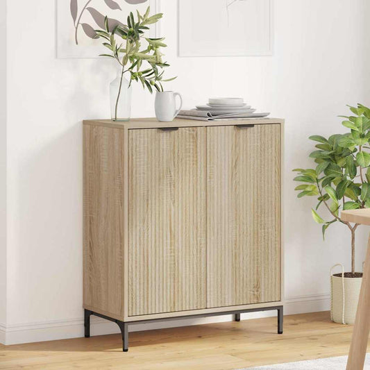 Dressoir Sonoma Eiken 69,5 x 33 x 82 cm Bewerkt hout is nu te koop bij PeponiXL, paradijselijk wonen!