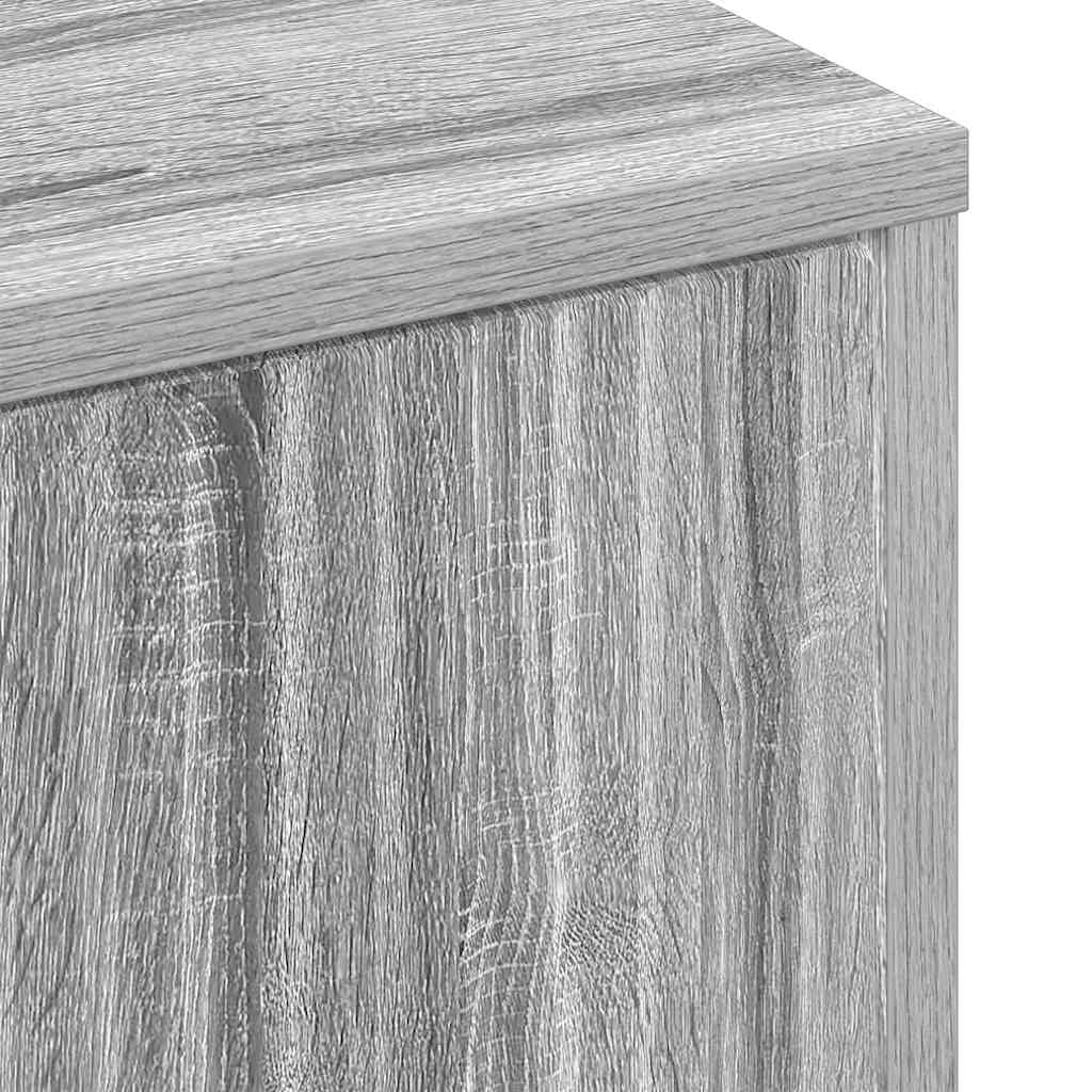 Dressoir Grijs Sonoma 69,5 x 33 x 82 cm Bewerkt hout is nu te koop bij PeponiXL, paradijselijk wonen!