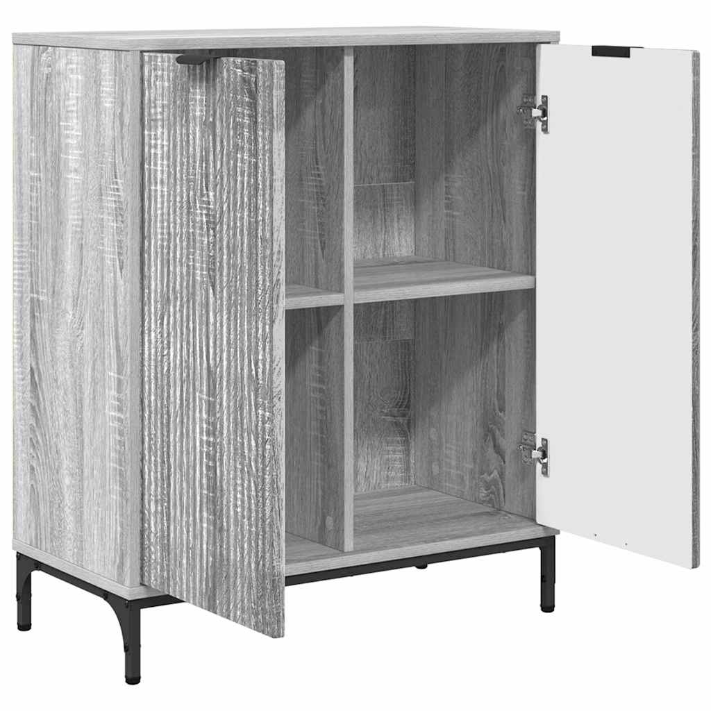 Dressoir Grijs Sonoma 69,5 x 33 x 82 cm Bewerkt hout is nu te koop bij PeponiXL, paradijselijk wonen!