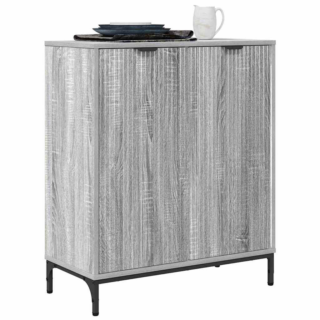 Dressoir Grijs Sonoma 69,5 x 33 x 82 cm Bewerkt hout is nu te koop bij PeponiXL, paradijselijk wonen!