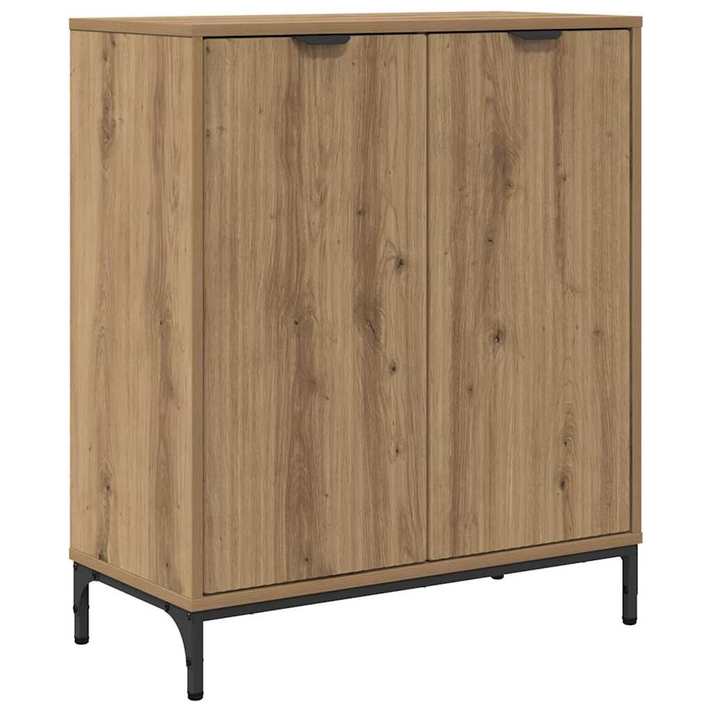 Dressoir Artisan Eiken 69,5 x 33 x 82 cm Bewerkt hout is nu te koop bij PeponiXL, paradijselijk wonen!