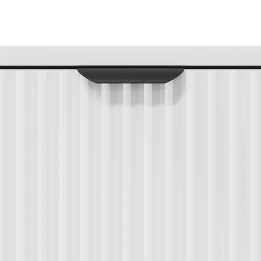 Dressoir met lade Wit 79,5 x 33 x 82 cm Bewerkt hout is nu te koop bij PeponiXL, paradijselijk wonen!