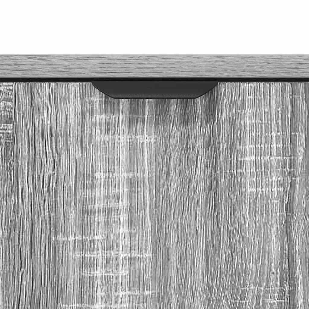 Dressoir met lade Grijs Sonoma 79,5 x 33 x 82 cm Bewerkt hout is nu te koop bij PeponiXL, paradijselijk wonen!