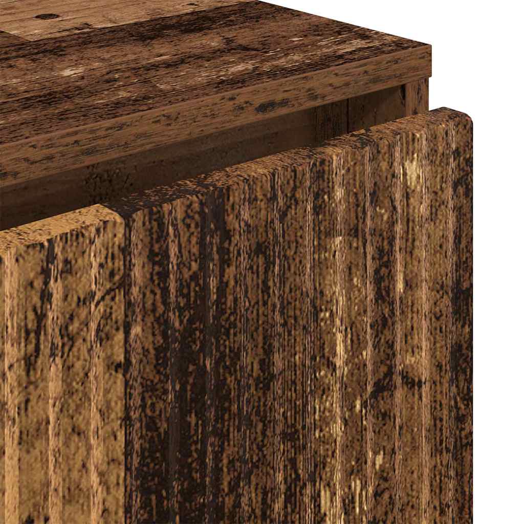 Dressoir met lade Oudhout 79,5 x 33 x 82 cm Bewerkt hout is nu te koop bij PeponiXL, paradijselijk wonen!