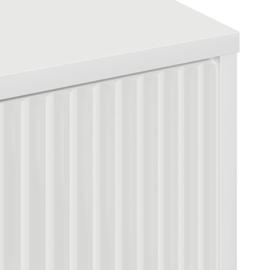 Salontafel met lade Wit 90 x 49 x 46 cm Bewerkt hout is nu te koop bij PeponiXL, paradijselijk wonen!