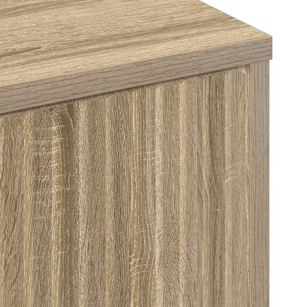 Salontafel met lade Sonoma Eiken 90 x 49 x 46 cm Bewerkt hout is nu te koop bij PeponiXL, paradijselijk wonen!