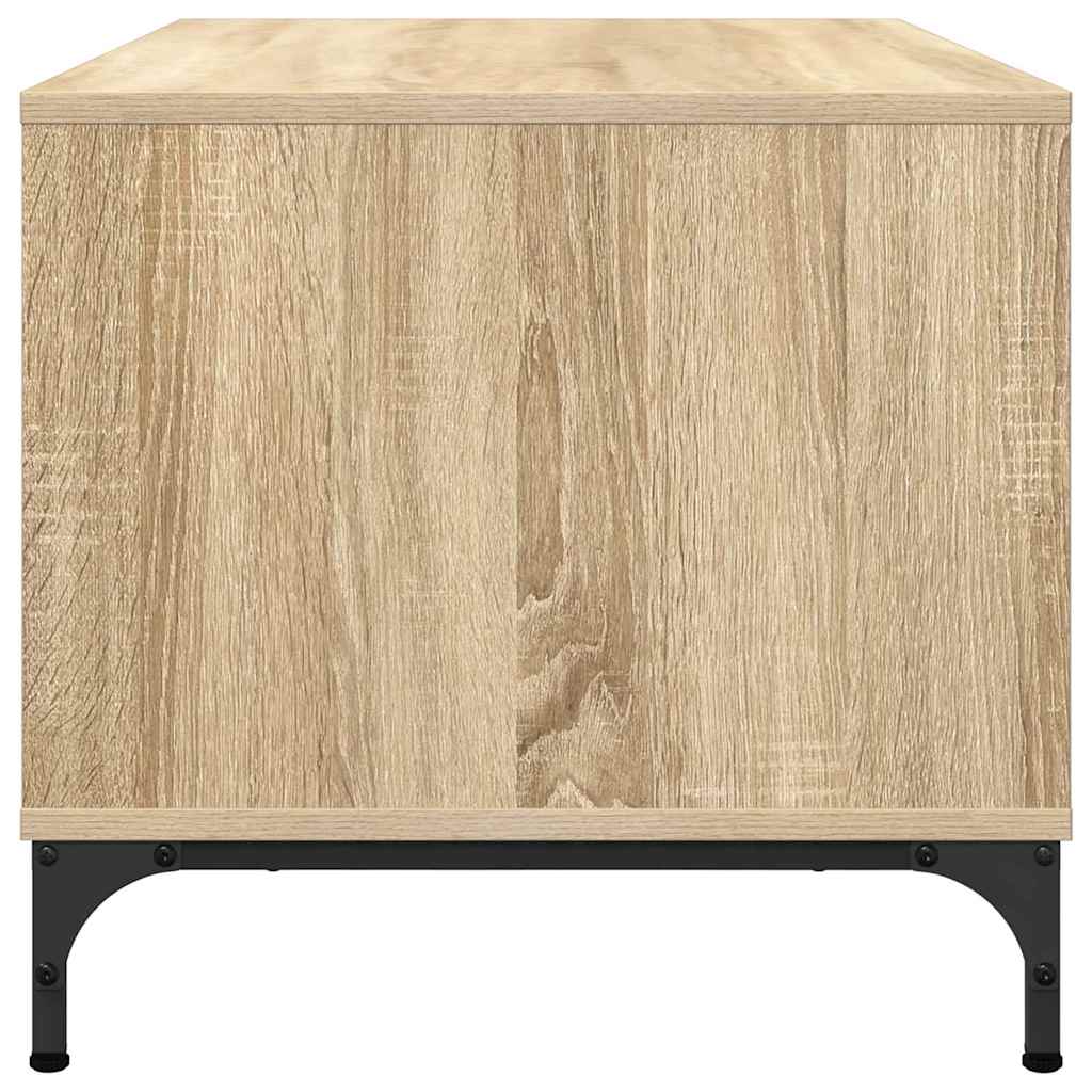 Salontafel met lade Sonoma Eiken 90 x 49 x 46 cm Bewerkt hout is nu te koop bij PeponiXL, paradijselijk wonen!