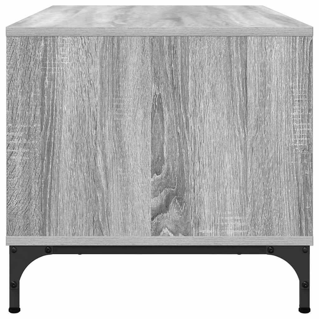 Salontafel met lade Grijs Sonoma 90 x 49 x 46 cm Bewerkt hout is nu te koop bij PeponiXL, paradijselijk wonen!
