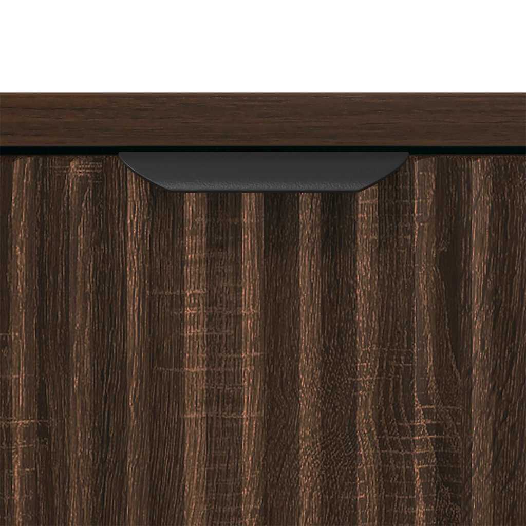 Salontafel met lade Bruin Eiken 90 x 49 x 46 cm Bewerkt hout is nu te koop bij PeponiXL, paradijselijk wonen!