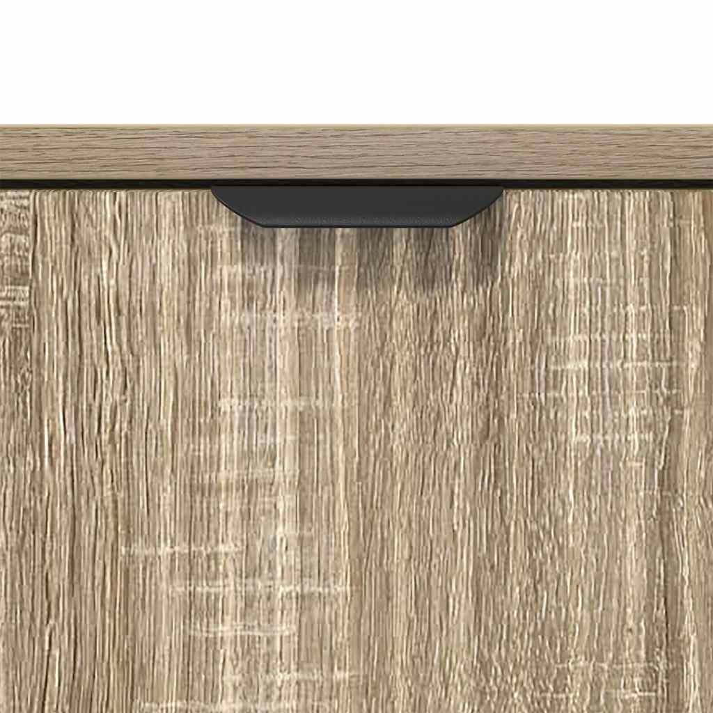 Dressoir met lade Sonoma Eiken 89,5 x 33 x 82 cm Bewerkt hout is nu te koop bij PeponiXL, paradijselijk wonen!