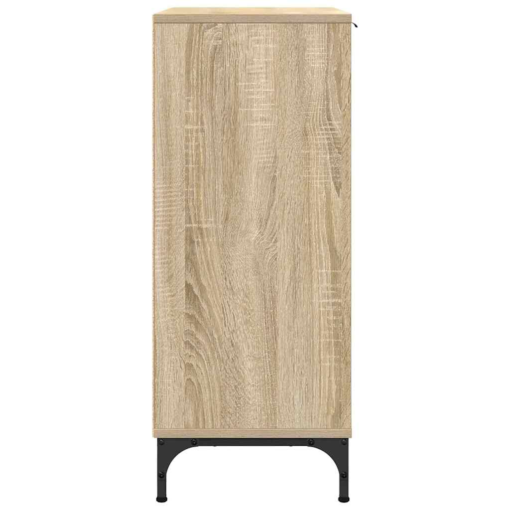 Dressoir met lade Sonoma Eiken 89,5 x 33 x 82 cm Bewerkt hout is nu te koop bij PeponiXL, paradijselijk wonen!