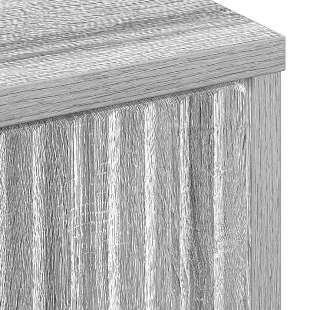 Dressoir met lade Grijs Sonoma 89,5 x 33 x 82 cm Bewerkt hout is nu te koop bij PeponiXL, paradijselijk wonen!