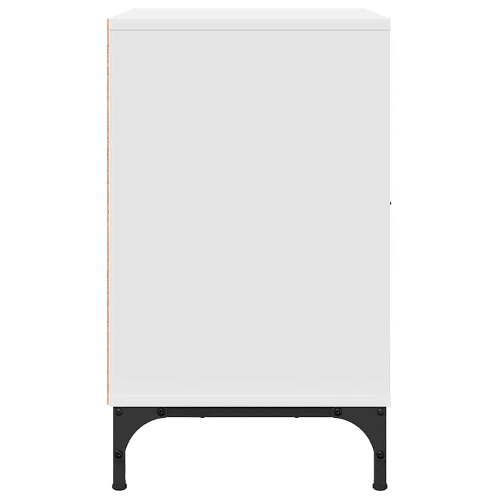 Nachtkastjes met lade 2 pcs Wit 49 x 36 x 61 cm Bewerkt hout is nu te koop bij PeponiXL, paradijselijk wonen!