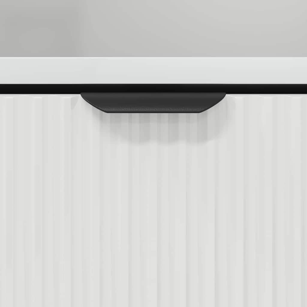 Nachtkastjes 2 pcs Hoogglans wit 49 x 36 x 61 cm Bewerkt hout is nu te koop bij PeponiXL, paradijselijk wonen!