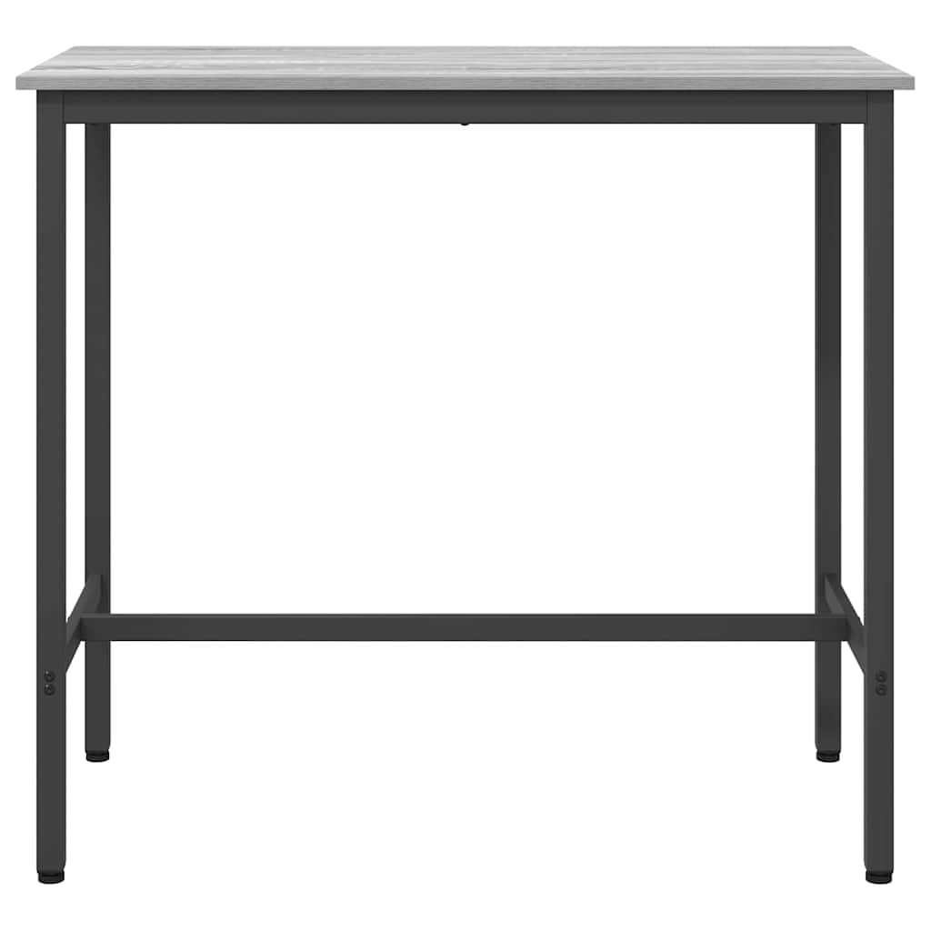 Tafel Grijs Sonoma 100 x 50 x 90,5 cm Engineered hout en staal is nu te koop bij PeponiXL, paradijselijk wonen!